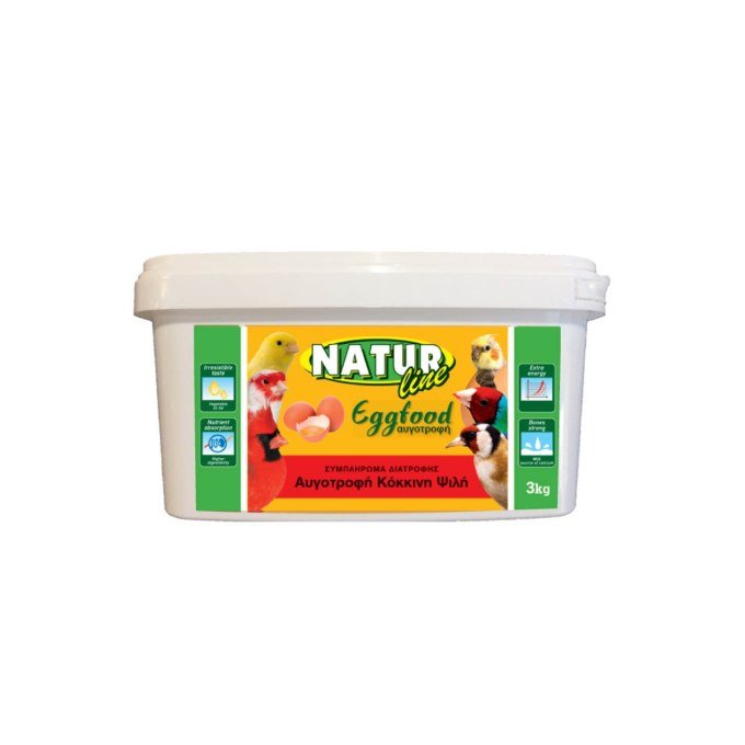 NATUR LINE ΑΥΓΟΤΡΟΦΗ ΚΟΚΚΙΝΗ ΨΙΛΗ 3KG